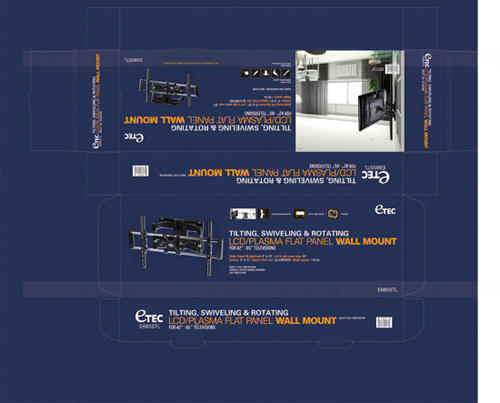 Electronic Products Packaging Design for the American Brand - ETEC