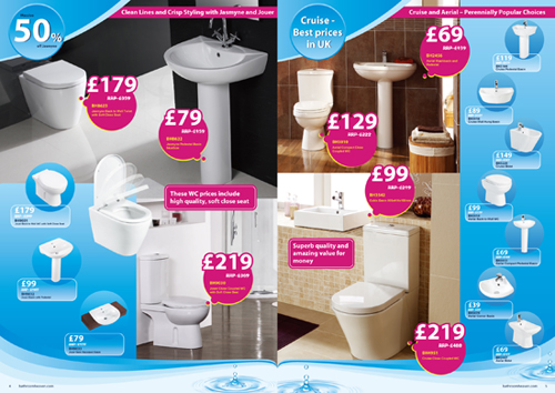Brochure / Catalogue Graphic Design - Bathroom Heaven (UK)